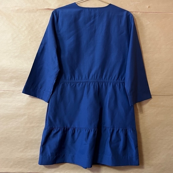 Tuckernuck | Pomander Place Lucy Mini Dress Tiered Button Popover Blue Size XS - Picture 9 of 11